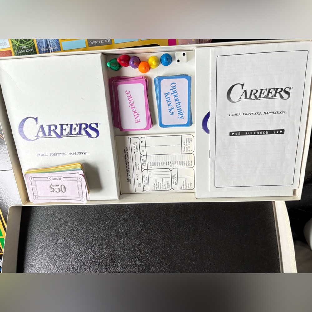 Careers vintage board game. 1992. Complete.